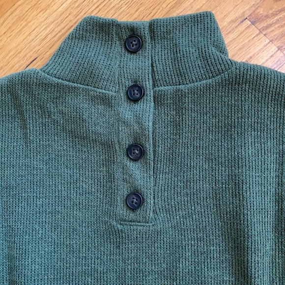 NWOT Madewell Mockneck Button-back Top - Picture 12 of 12